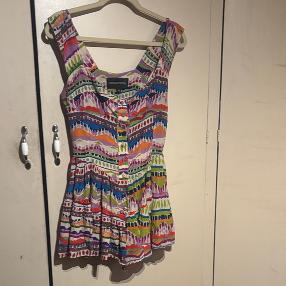 Vanessa Mooney Pants - Vanessa Mooney Colorful Patterned Dress